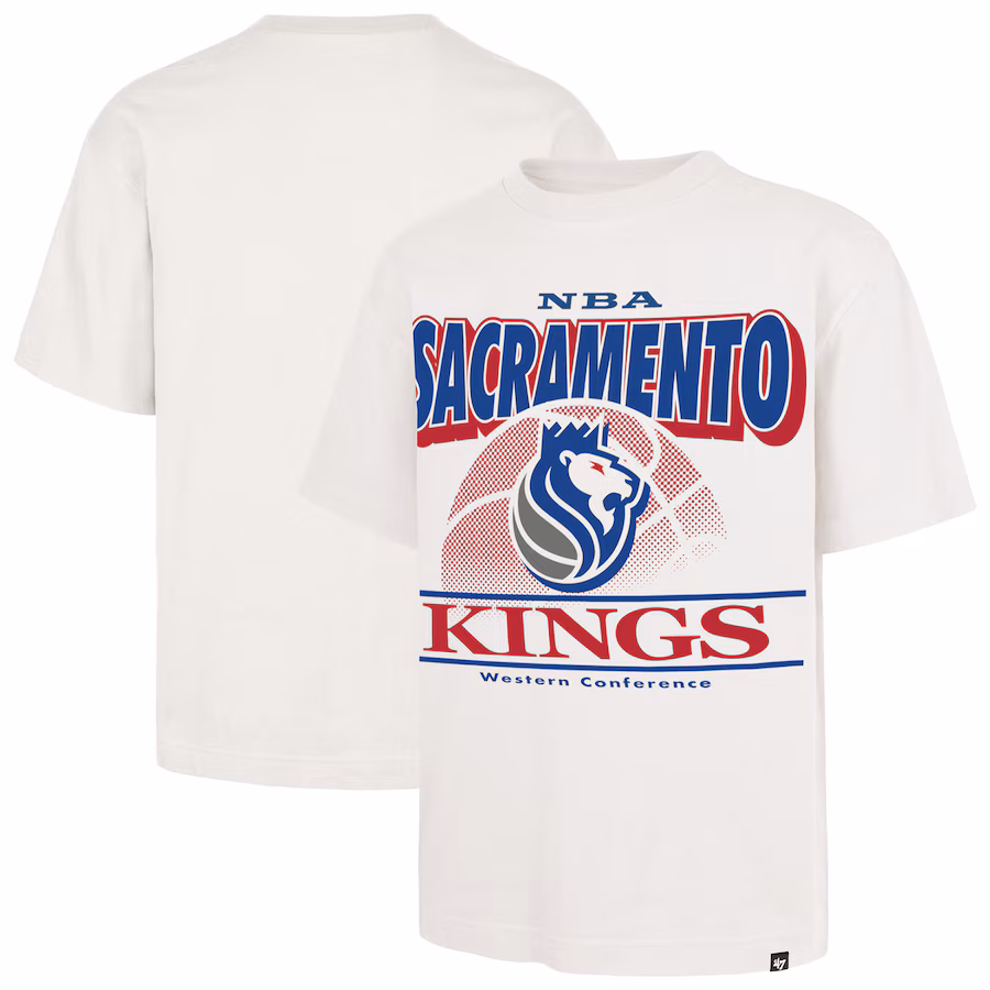 Men's Sacramento Kings  '47 White City Edition Shifty Foundation T-Shirt