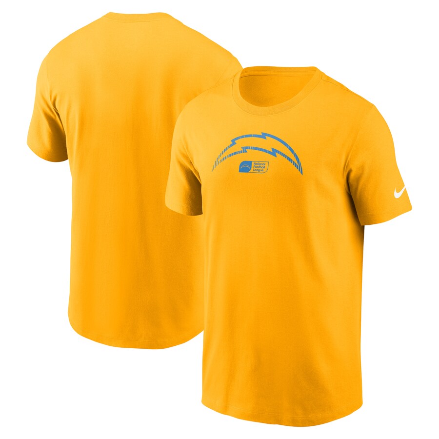Men's Los Angeles Chargers Nike Gold Faded Essential T-Shirt