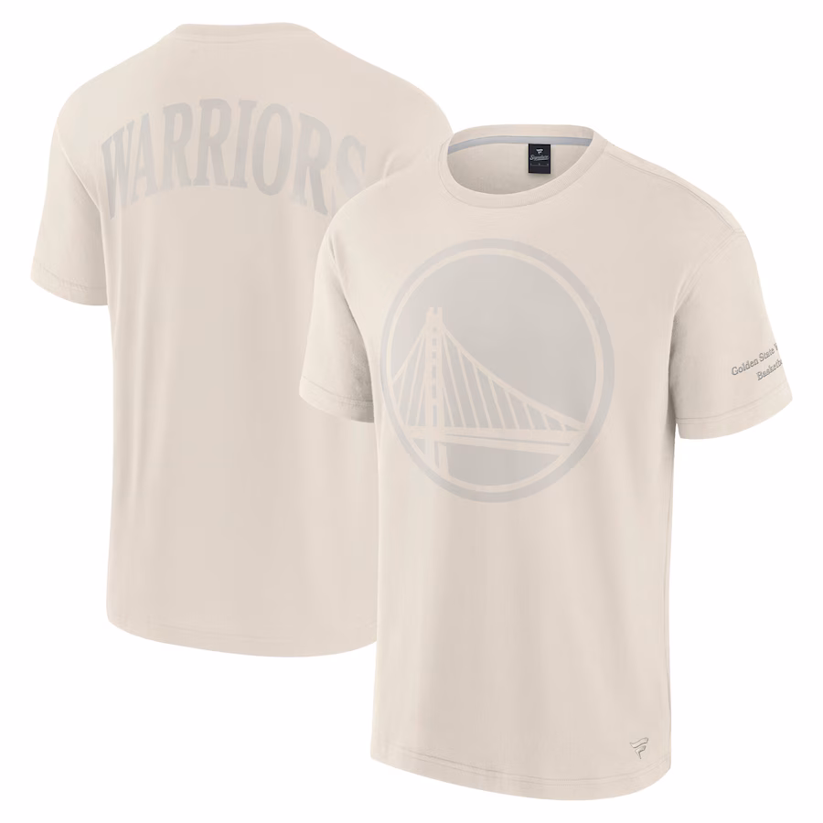 Men's Golden State Warriors Fanatics Cream Elements Iconic T-Shirt