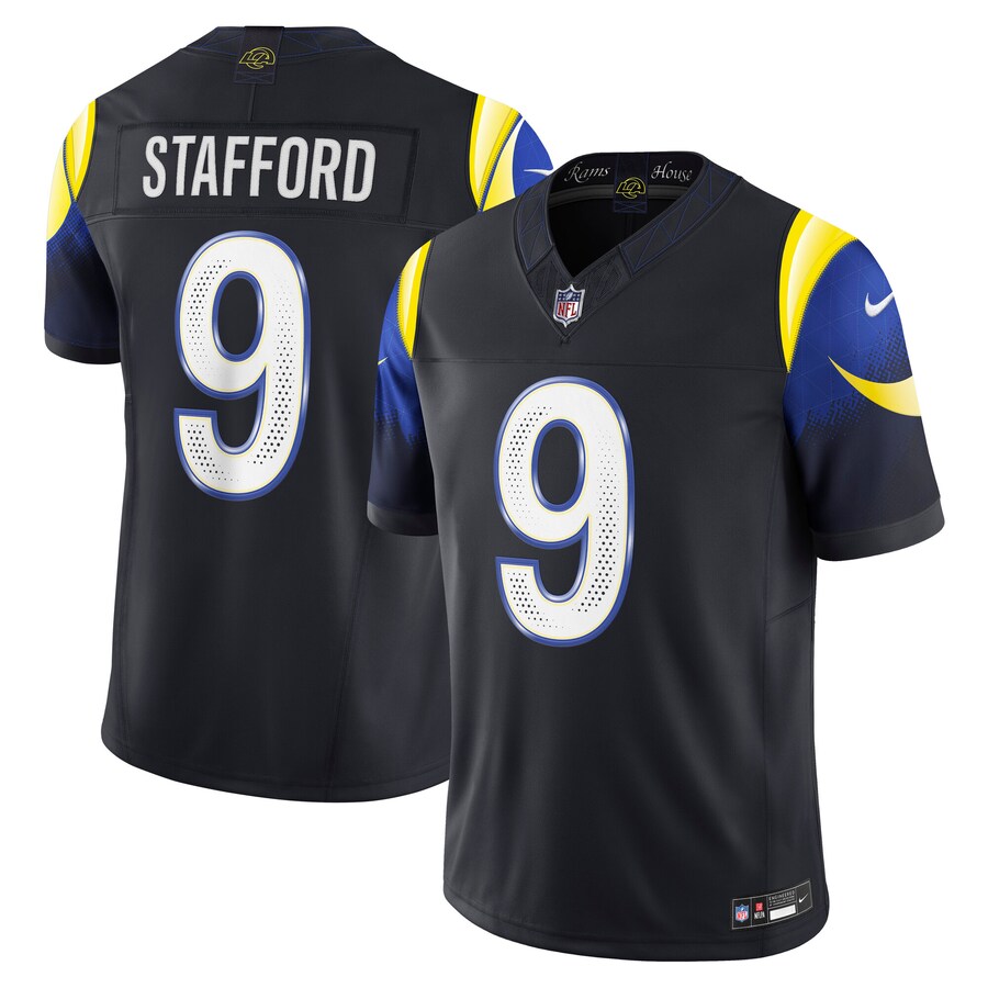 Men's Los Angeles Rams Matthew Stafford Nike Midnight Blue 2025 Rivalries Collection Limited Jersey