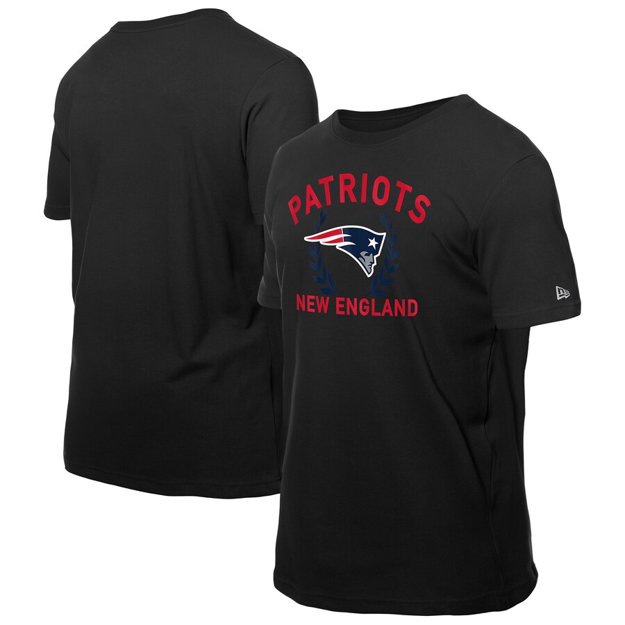 Men's New England Patriots New Era Black 2025 NFL Draft T-Shirt
