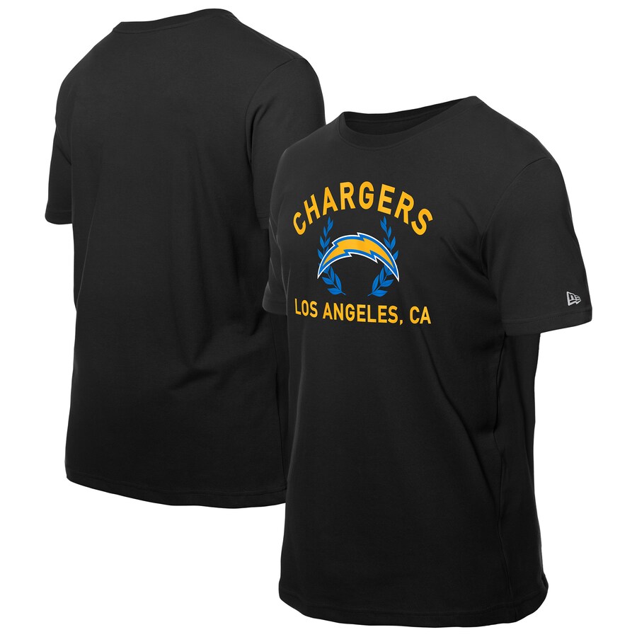 Men's Los Angeles Chargers New Era Black 2025 NFL Draft T-Shirt