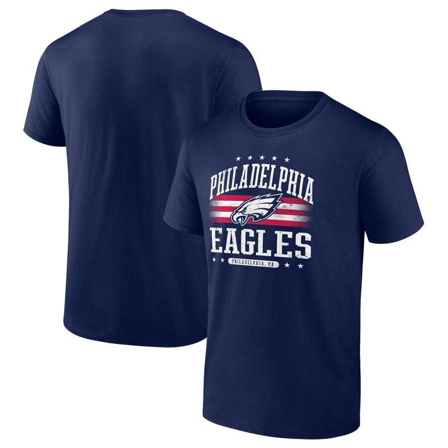 Men's Philadelphia Eagles Navy Americana Team T-Shirt