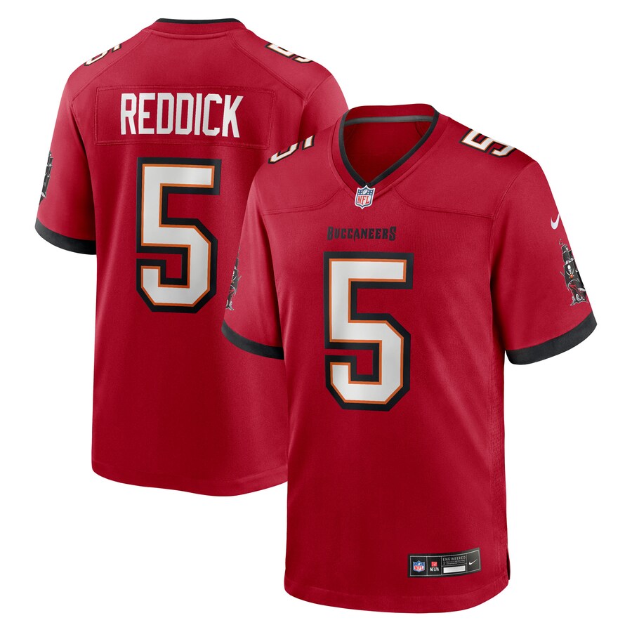 Men's Tampa Bay Buccaneers Haason Reddick Nike Red Team Game Jersey