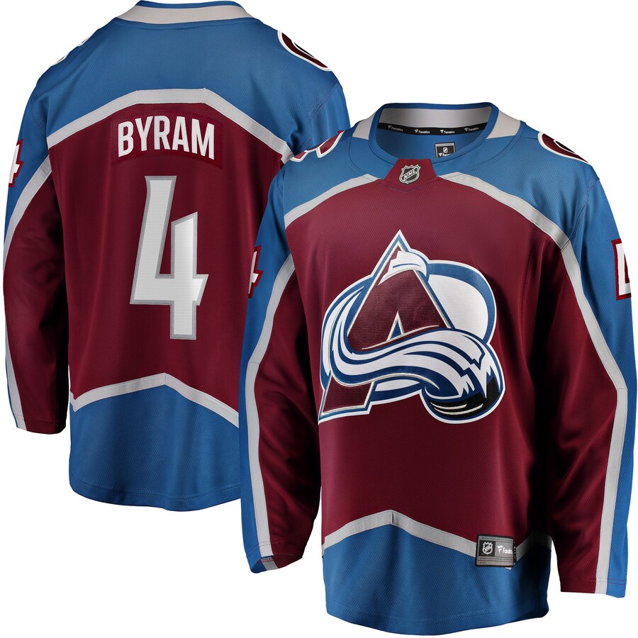 Men's Colorado Avalanche Bowen Byram Fanatics Branded Maroon Home Breakaway Player Jersey