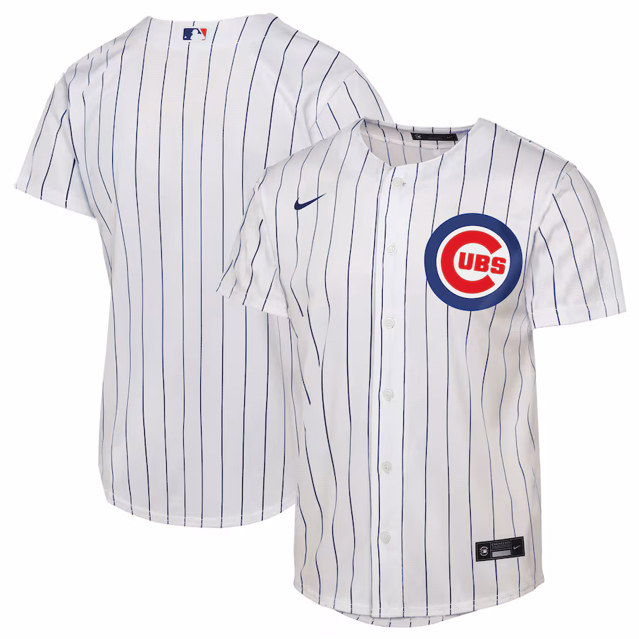Youth Chicago Cubs Nike White Home Replica 2.0 Jersey