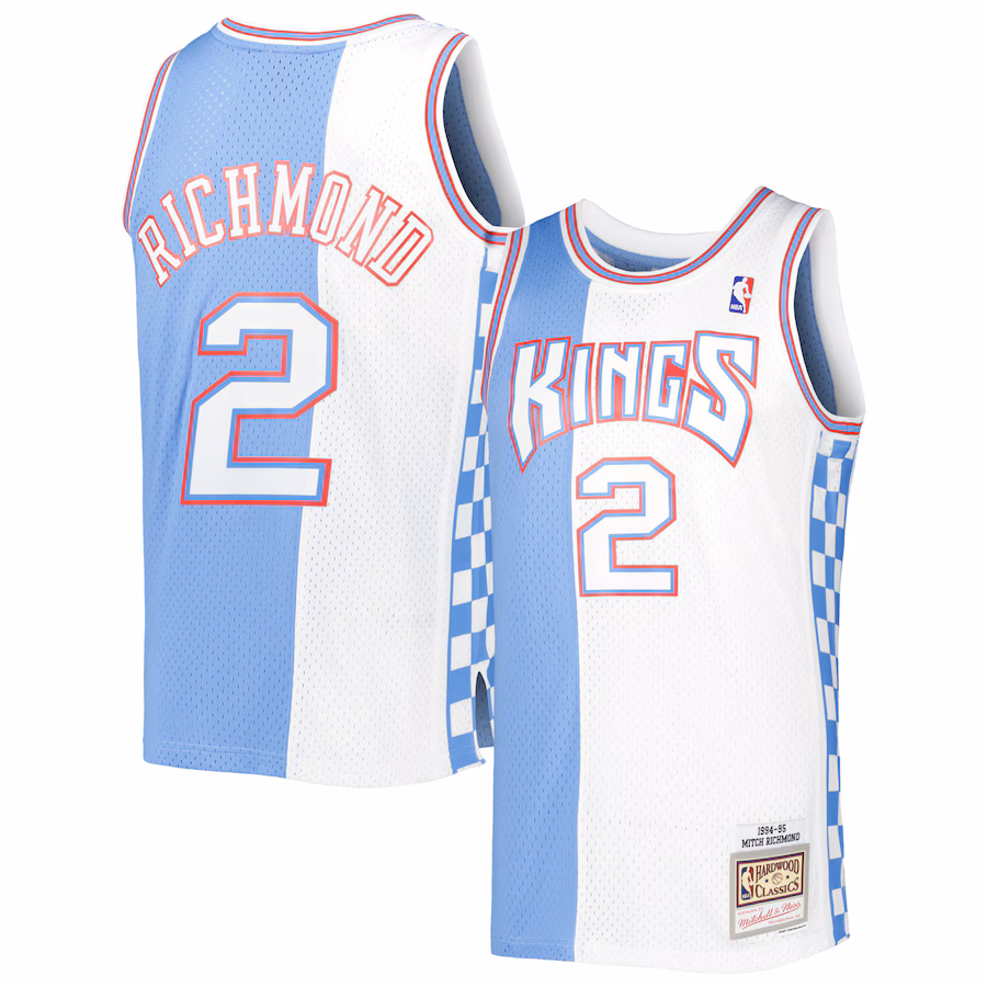 Men's Sacramento Kings Mitch Richmond Mitchell & Ness White 1994-95 Hardwood Classics Reload 3.0 Swingman Jersey
