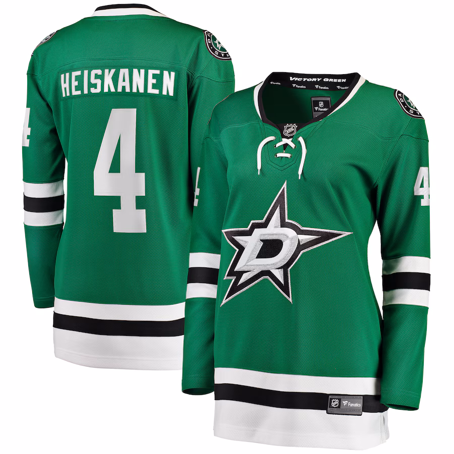 Women's Dallas Stars Miro Heiskanen Fanatics Kelly Green Home Breakaway Player Jersey