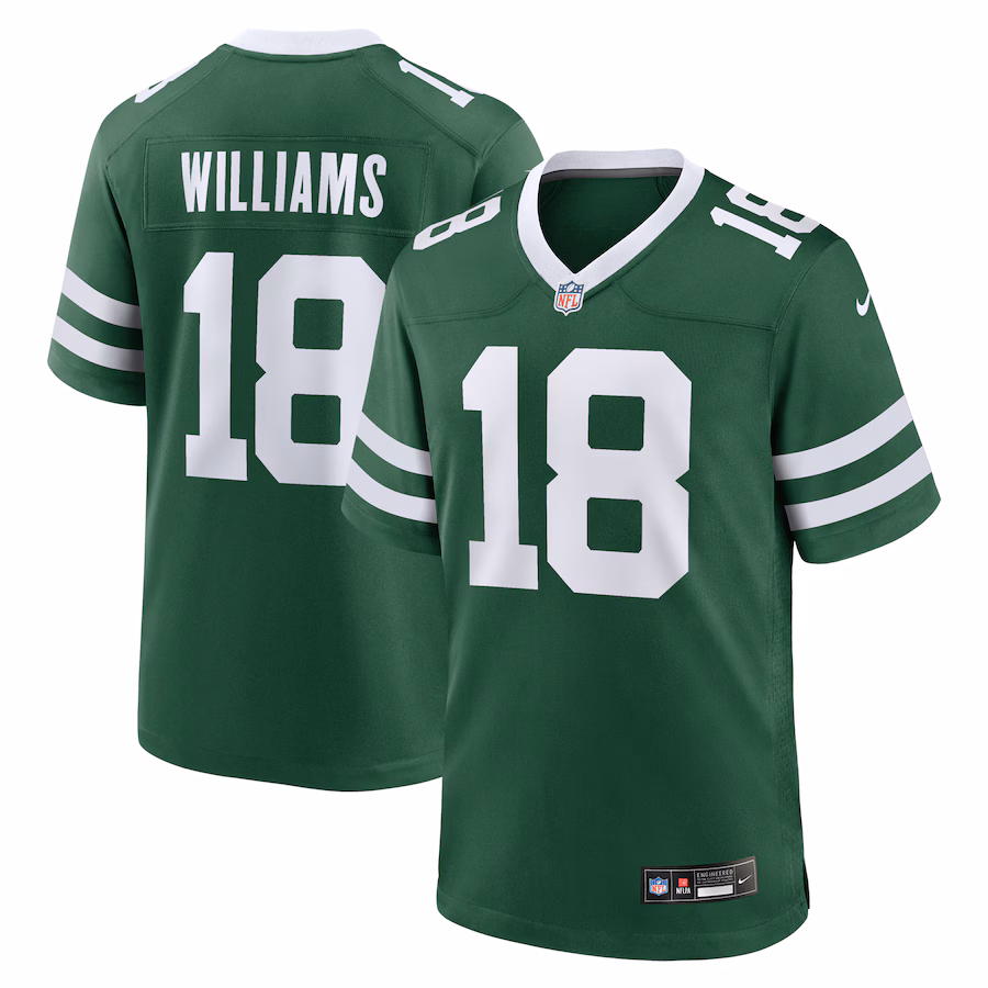 Men's New York Jets Mike Williams Nike Legacy Green Game Jersey