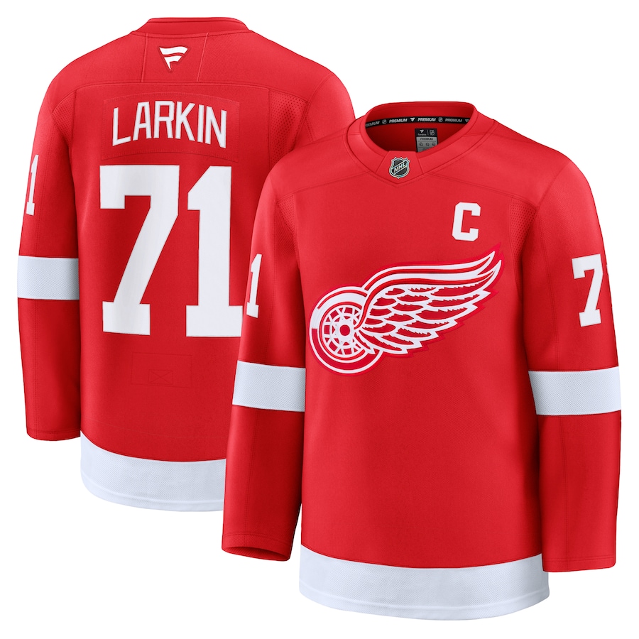 Men's Detroit Red Wings Dylan Larkin Fanatics Red Home Premium Jersey