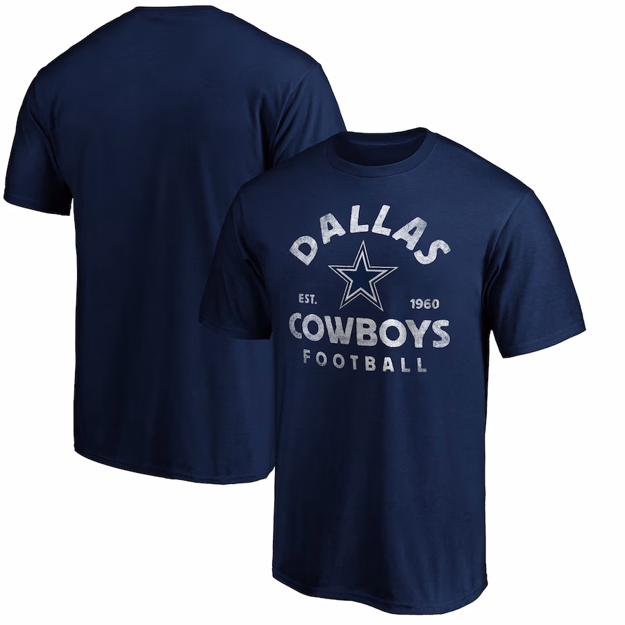 Men's Dallas Cowboys Navy Vintage Arch T-Shirt
