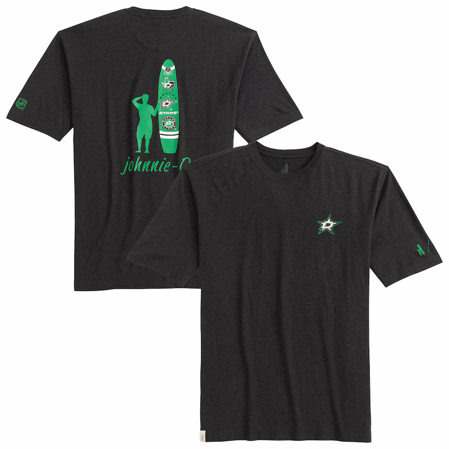 Men's Dallas Stars johnnie-O Charcoal Heathered Spencer T-Shirt