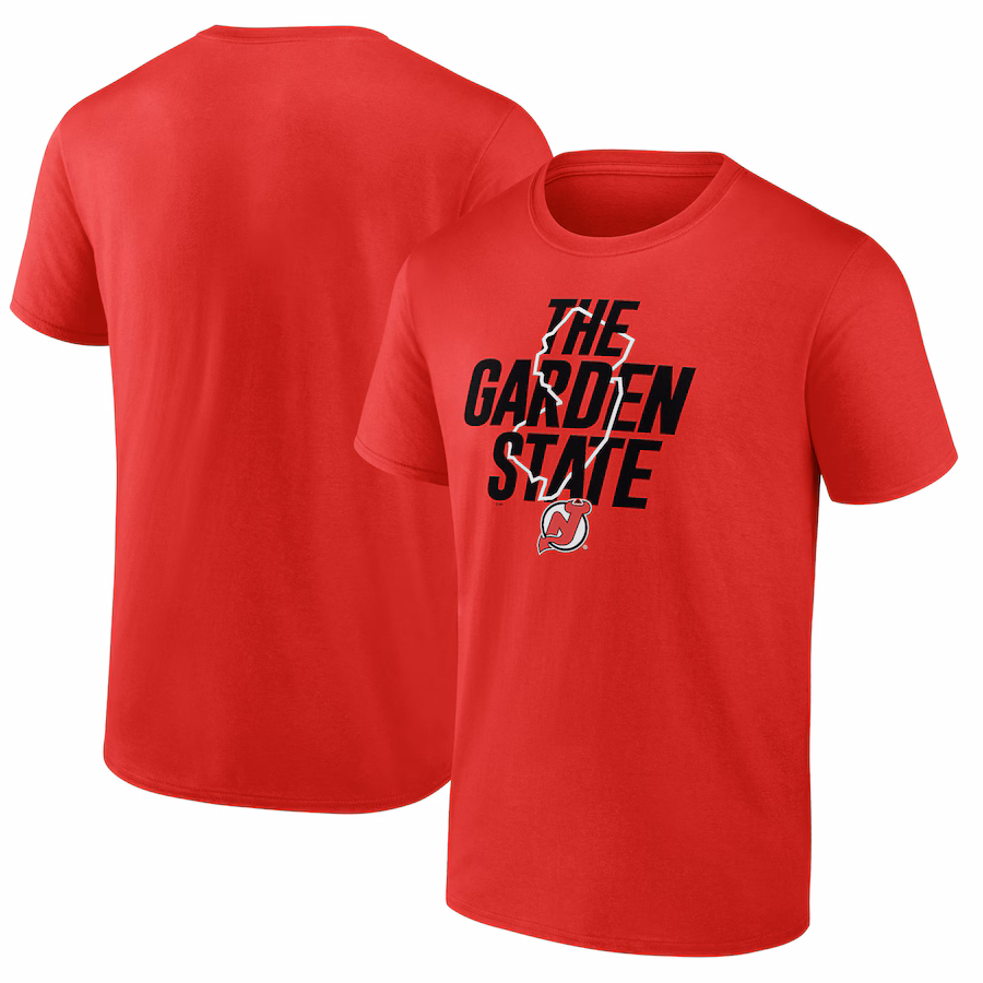 Men's New Jersey Devils Fanatics Red Local T-Shirt