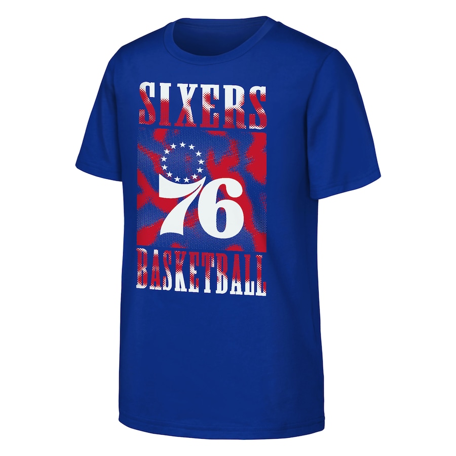 Youth Philadelphia 76ers  Royal Garage Hero T-Shirt