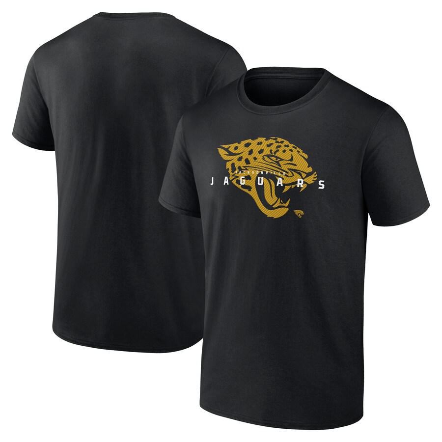 Men's Jacksonville Jaguars Fanatics Black Big & Tall Coordinate T-Shirt