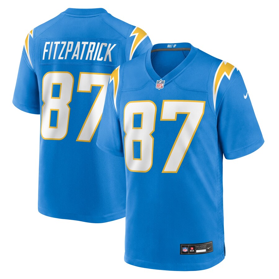 Men's Los Angeles Chargers Dez Fitzpatrick Nike Powder Blue Team Game Jersey