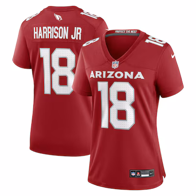 Women's Arizona Cardinals Marvin Harrison Jr. Nike Cardinal Player Game Jersey