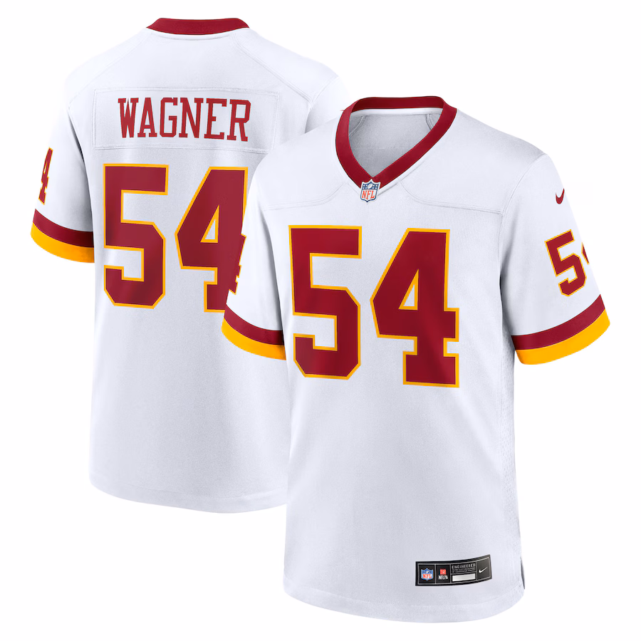 Men's Washington Commanders Bobby Wagner Nike White Game Super Bowl Era Jersey