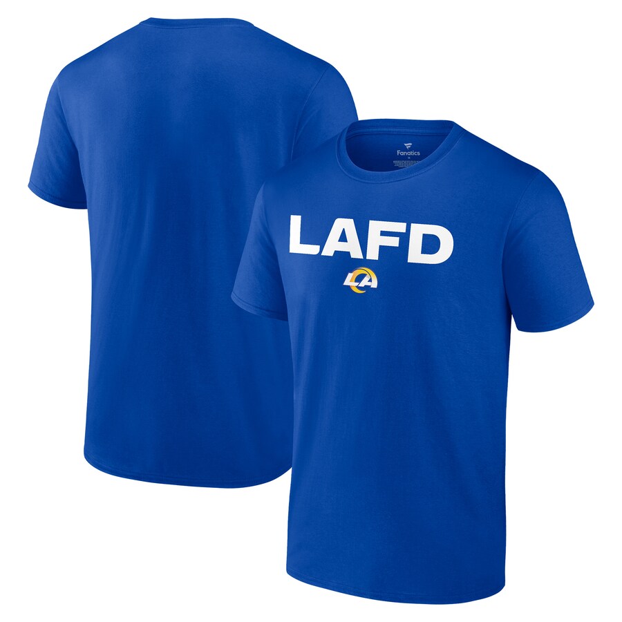 Unisex Los Angeles Rams Royal LAFD T-Shirt