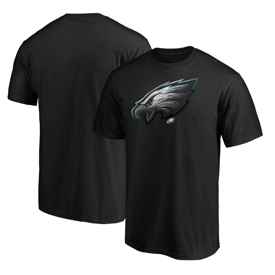 Men's Philadelphia Eagles  Black Midnight Mascot T-Shirt
