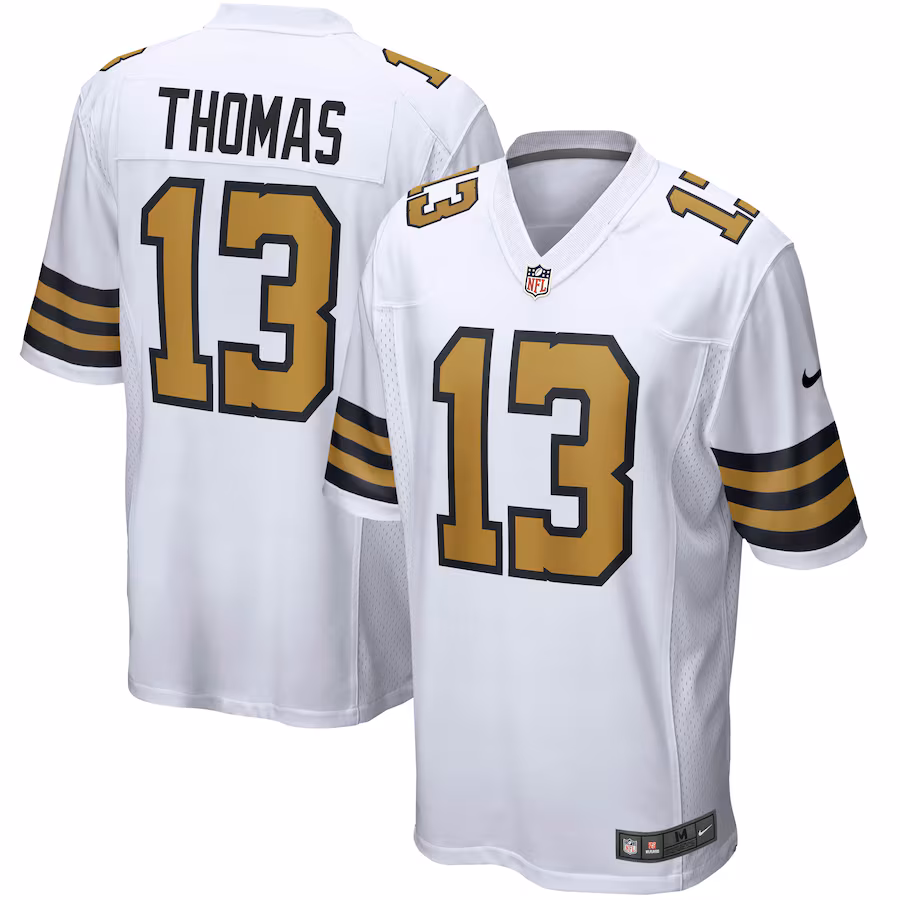 Men's New Orleans Saints Michael Thomas Nike White Alternate Game Jersey
