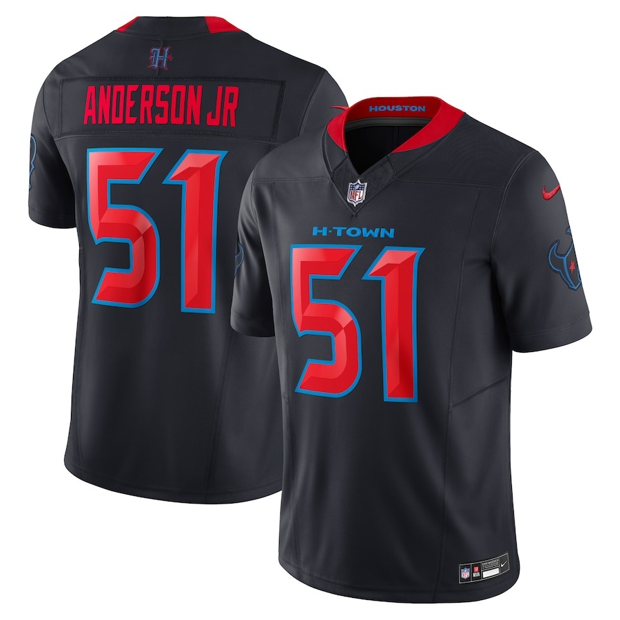 Youth Houston Texans Will Anderson Jr. Nike Navy 2nd Alternate Game Jersey