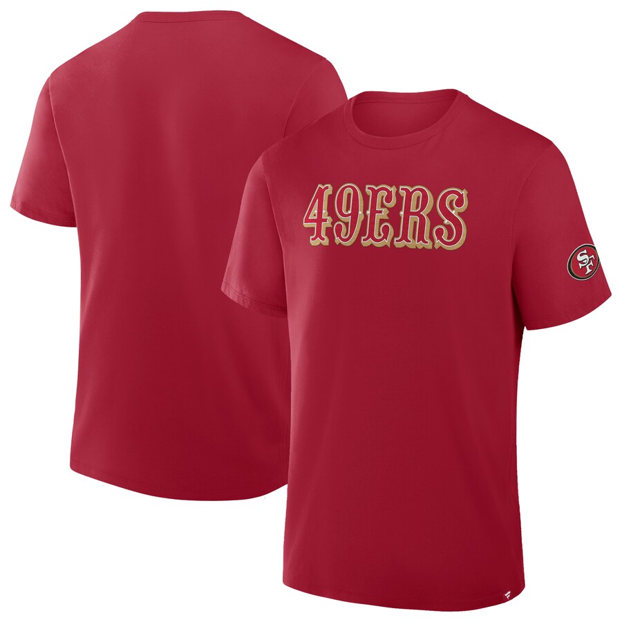 Men's San Francisco 49ers  Fanatics Scarlet Legacy Cotton T-Shirt