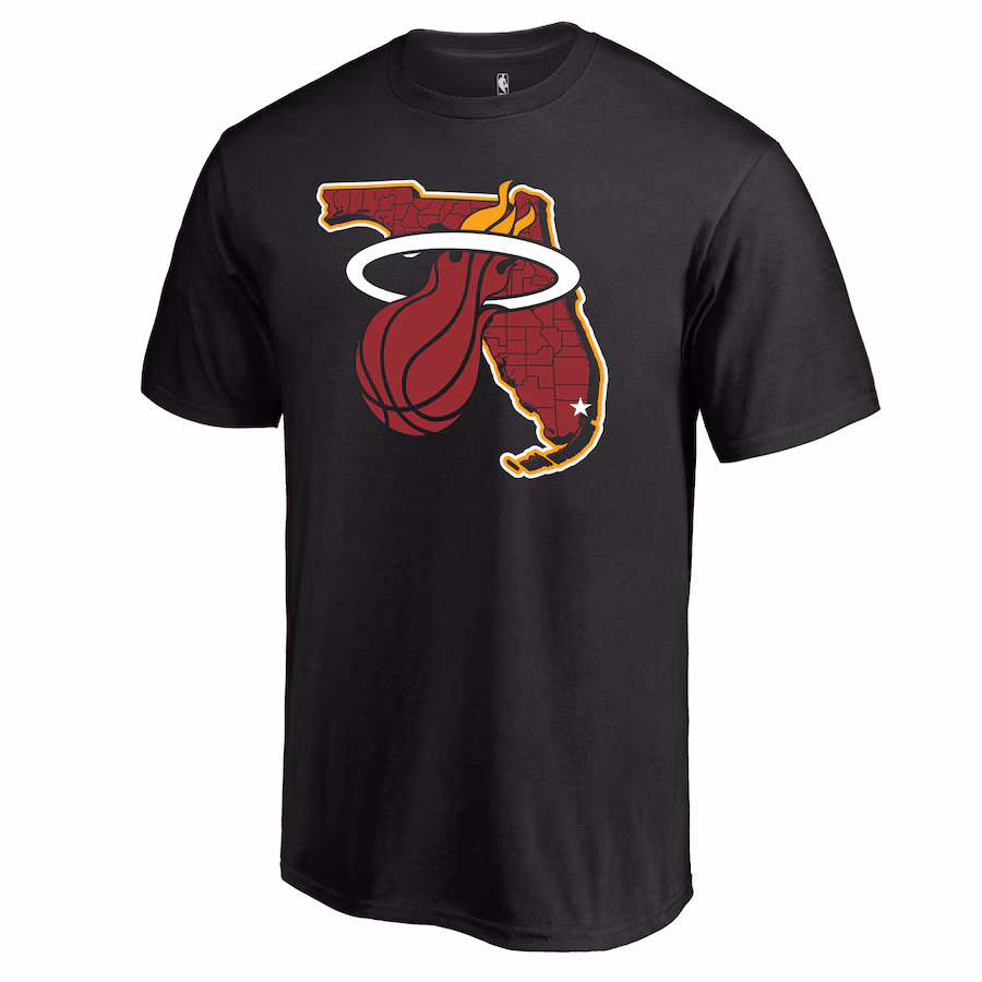 Men's Miami Heat Black Sunshine State Hometown Collection T-Shirt