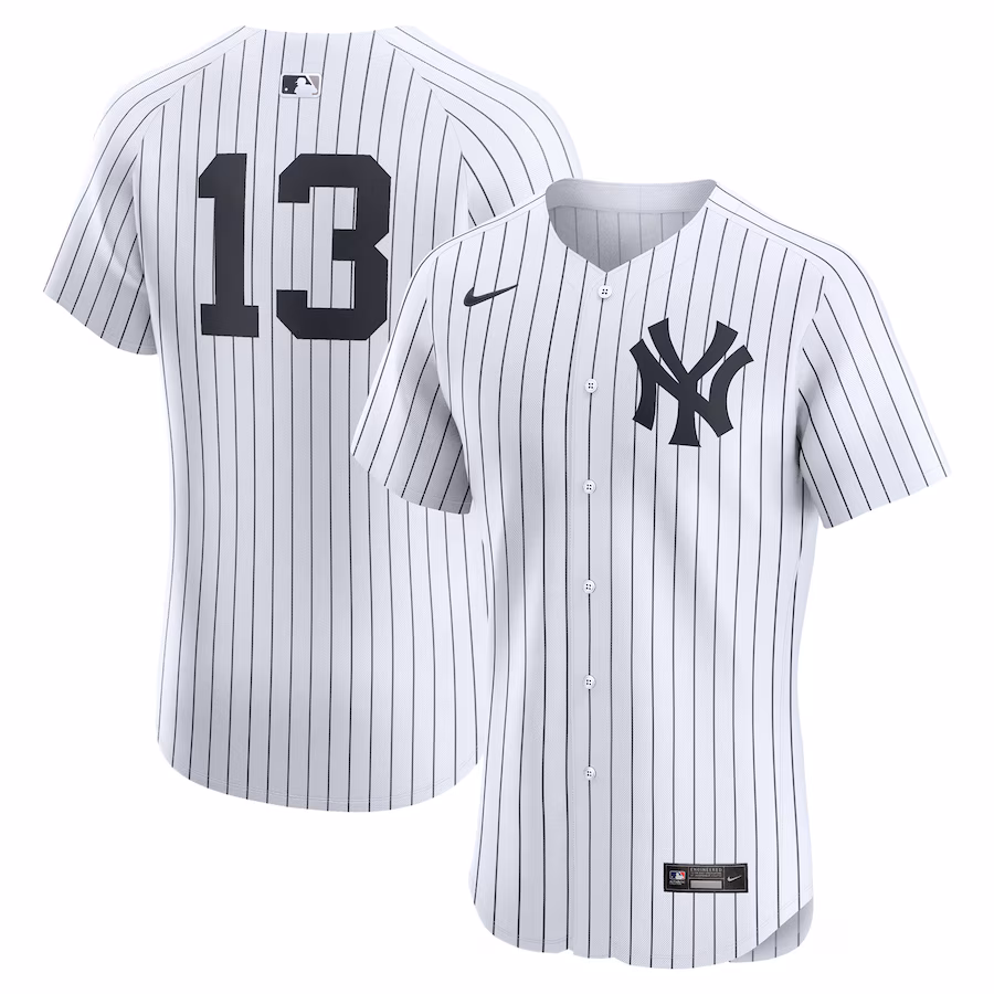 Men's New York Yankees Jazz Chisholm Jr. Nike White Home Elite Player Jersey
