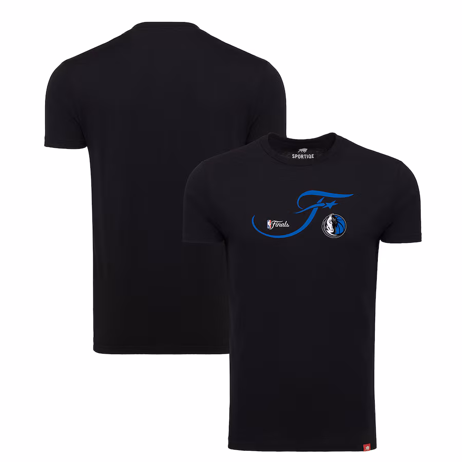 Unisex Dallas Mavericks Sportiqe Black 2024 NBA Finals Super Soft Comfy Tri-Blend T-Shirt