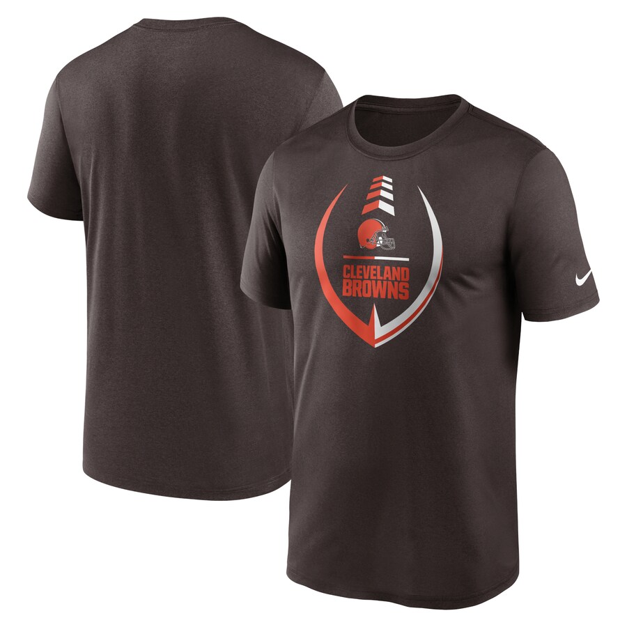Men's Cleveland Browns Nike Brown Icon Legend Performance T-Shirt