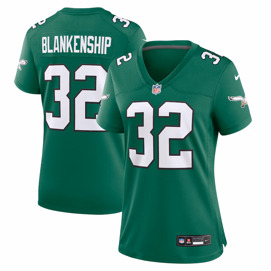 Women's Philadelphia Eagles Reed Blankenship Nike  Kelly Green Alternate Game Jersey