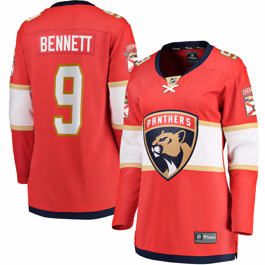 Women's Florida Panthers Sam Bennett Fanatics Red Home Breakaway Replica Jersey