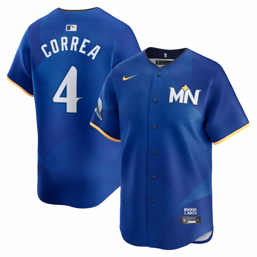Men's Minnesota Twins Carlos Correa Nike Royal City Connect Limited Player Jersey