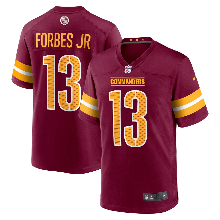 Men's Washington Commanders Emmanuel Forbes Jr. Nike Burgundy Game Jersey