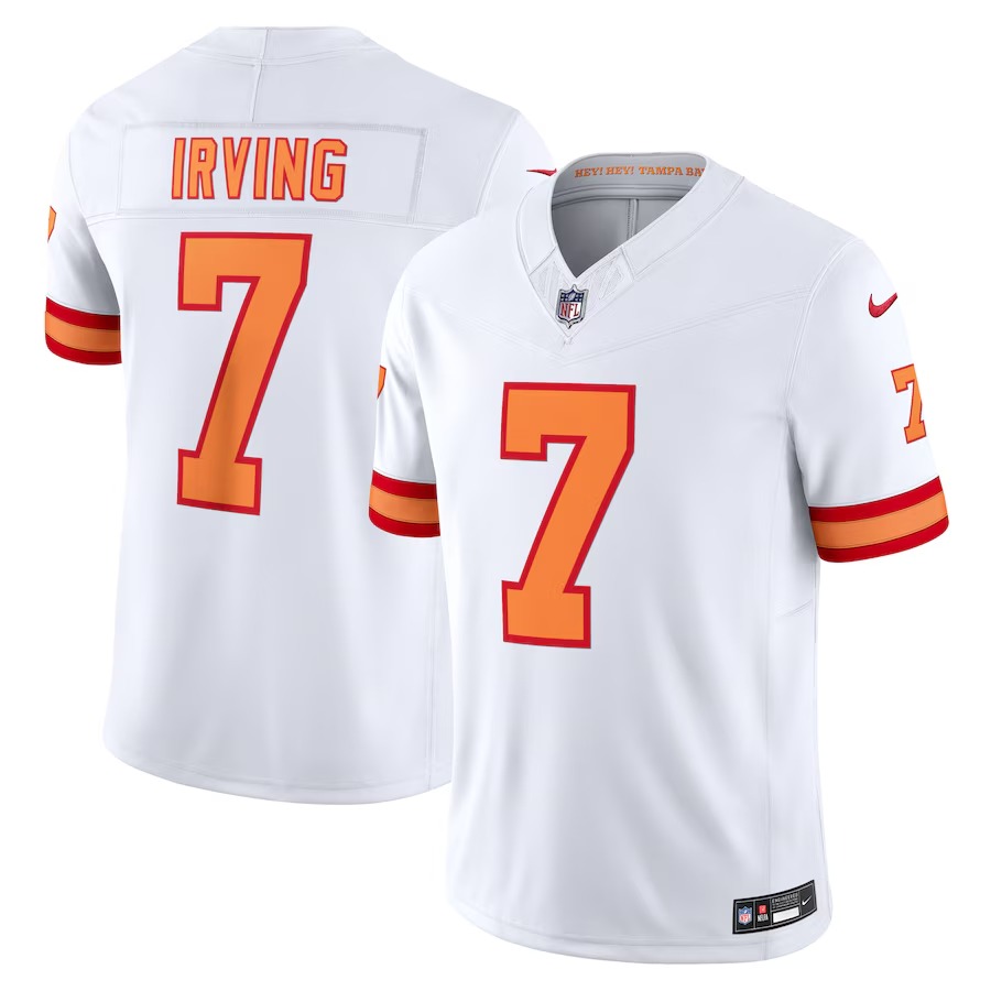 Men's '76 Tampa Bay Buccaneers Bucky Irving Nike White Vapor F.U.S.E. Player Limited Jersey
