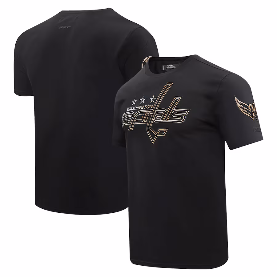 Men's Washington Capitals Pro Standard Black Wordmark T-Shirt
