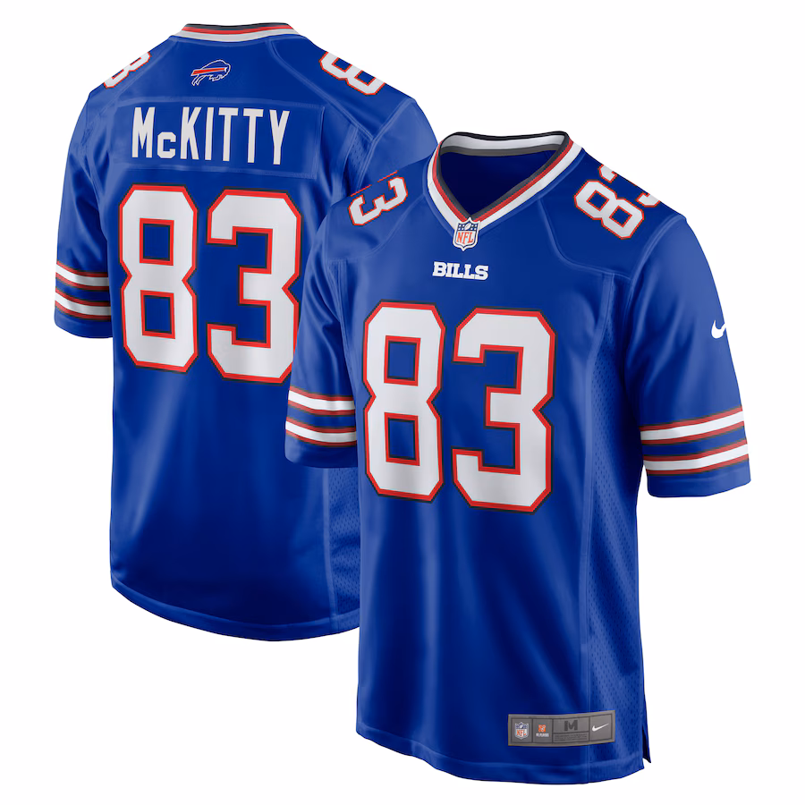 Men's Buffalo Bills Tre McKitty Nike  Royal Team Game Jersey
