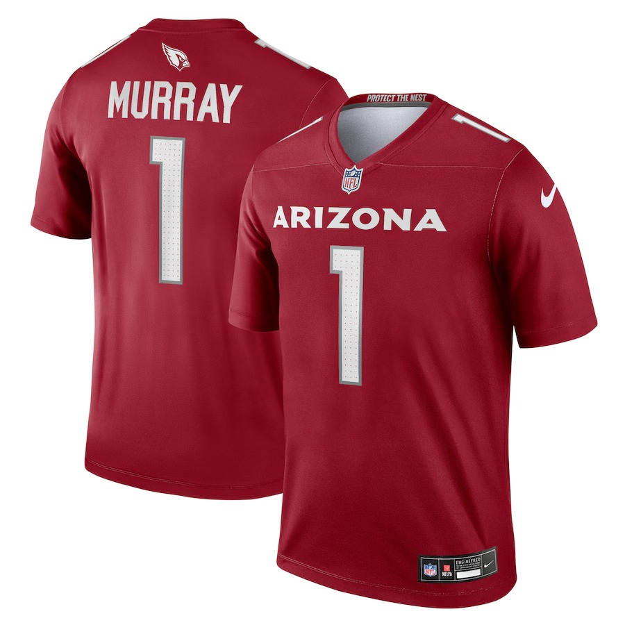 Men's Arizona Cardinals Kyler Murray Nike Cardinal Team Legend Player Performance Top