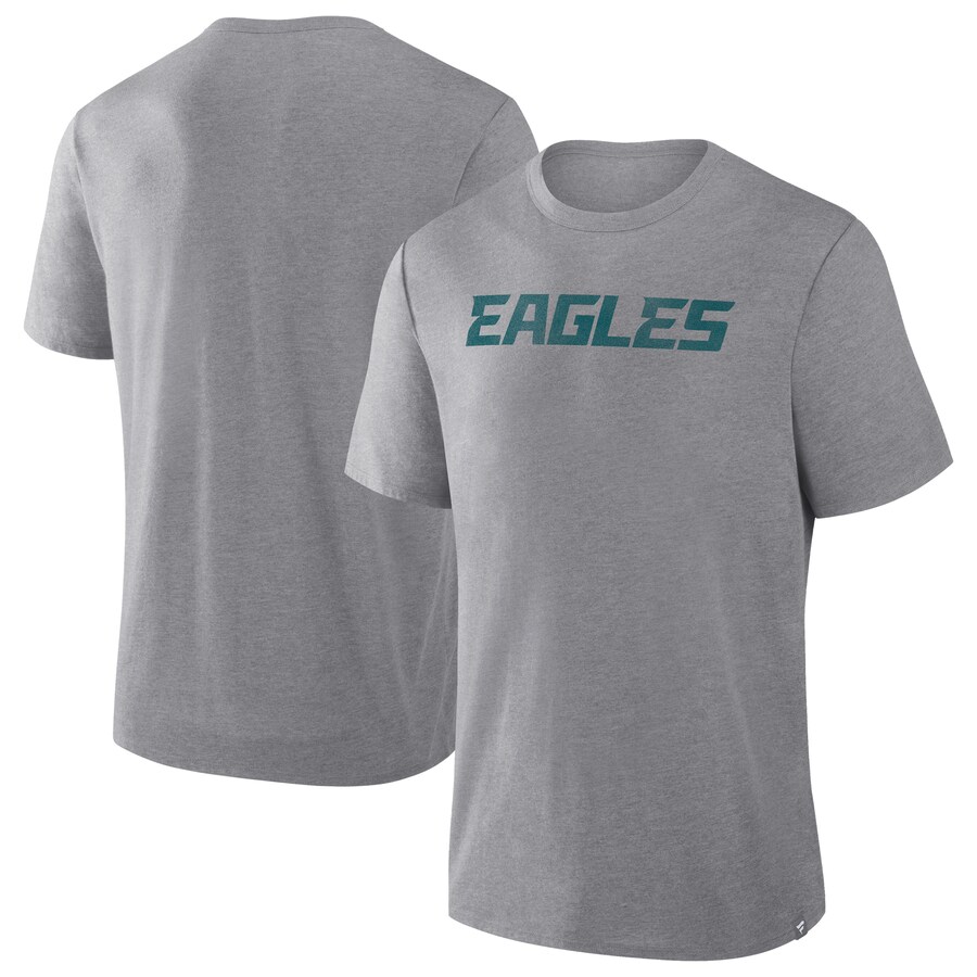 Men's Philadelphia Eagles  Fanatics Heather Gray Tri-Blend T-Shirt