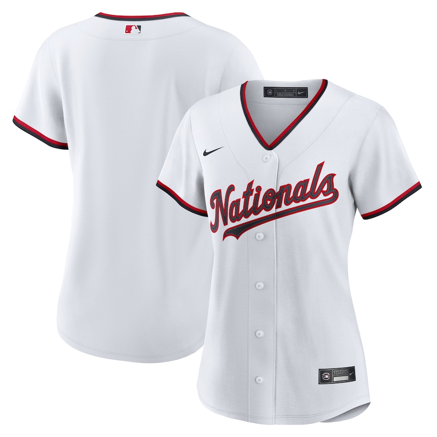 Women's Washington Nationals Nike White Home Replica 2.0 Jersey