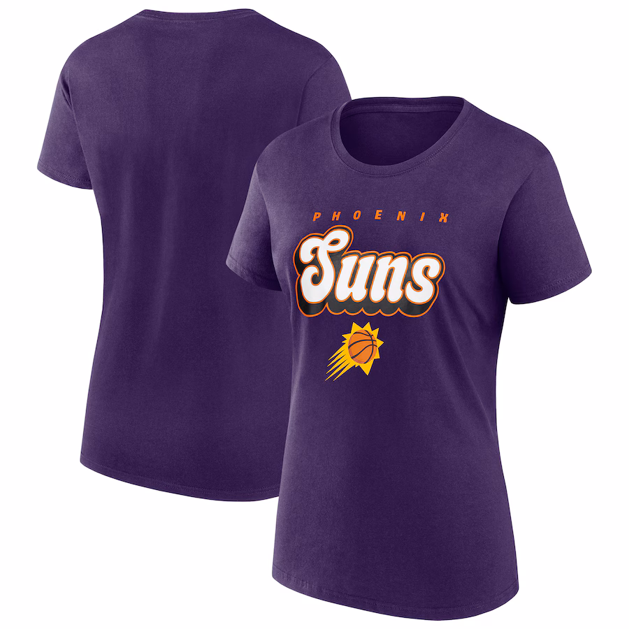 Women's Phoenix Suns  Fanatics Dark Purple T-Shirt