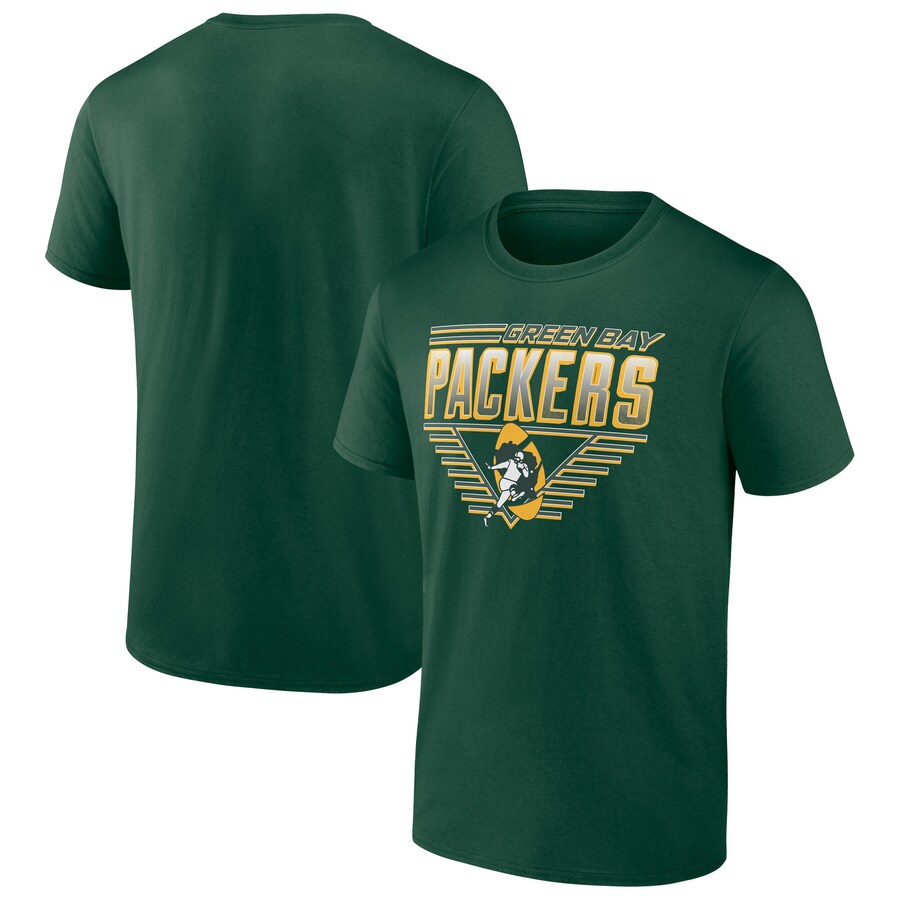 Men's Green Bay Packers Fanatics Green Standard Build T-Shirt