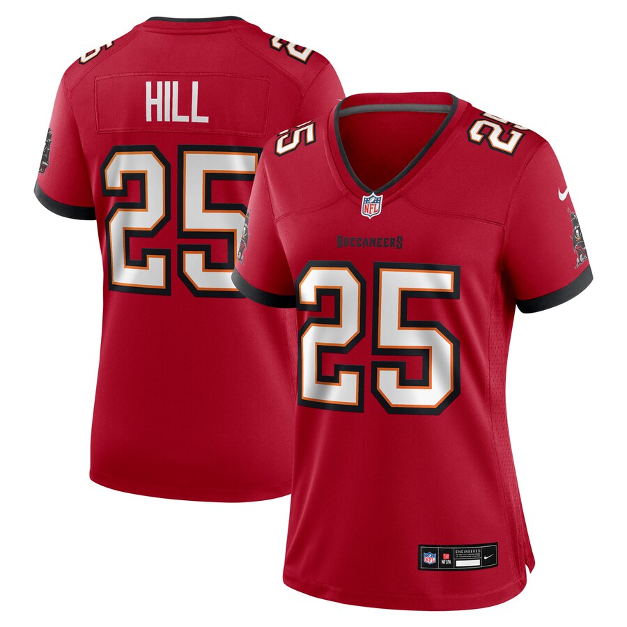 Women's Tampa Bay Buccaneers Troy Hill Nike Red Team Game Jersey