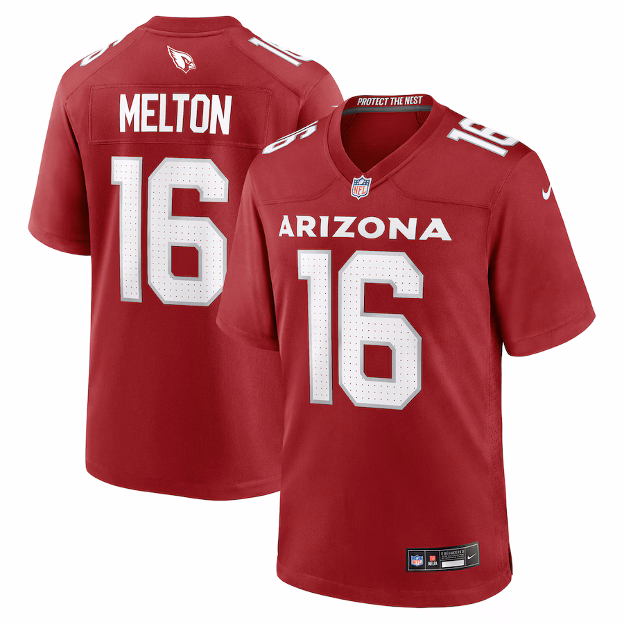 Men's Arizona Cardinals Max Melton Nike Cardinal Team Game Jersey