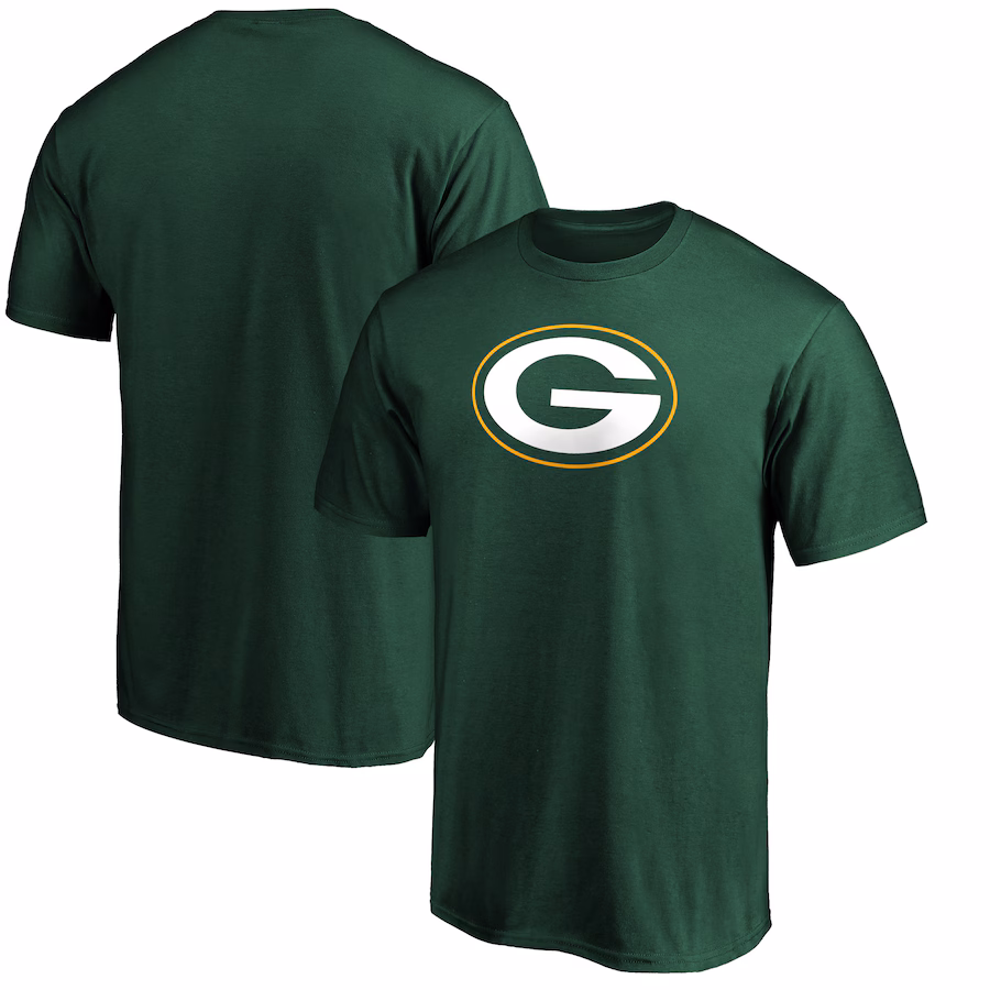 Men's Green Bay Packers Fanatics Green Primary Logo T-Shirt