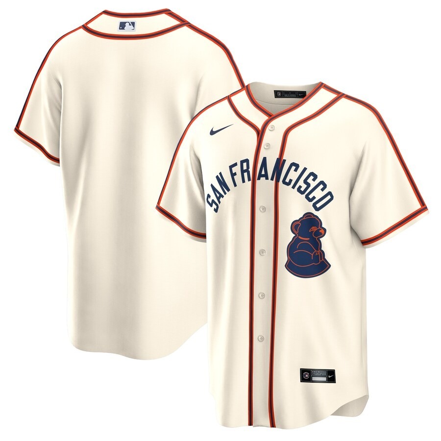Men's San Francisco Giants  Nike Cream 2024 Rickwood Classic Replica Jersey