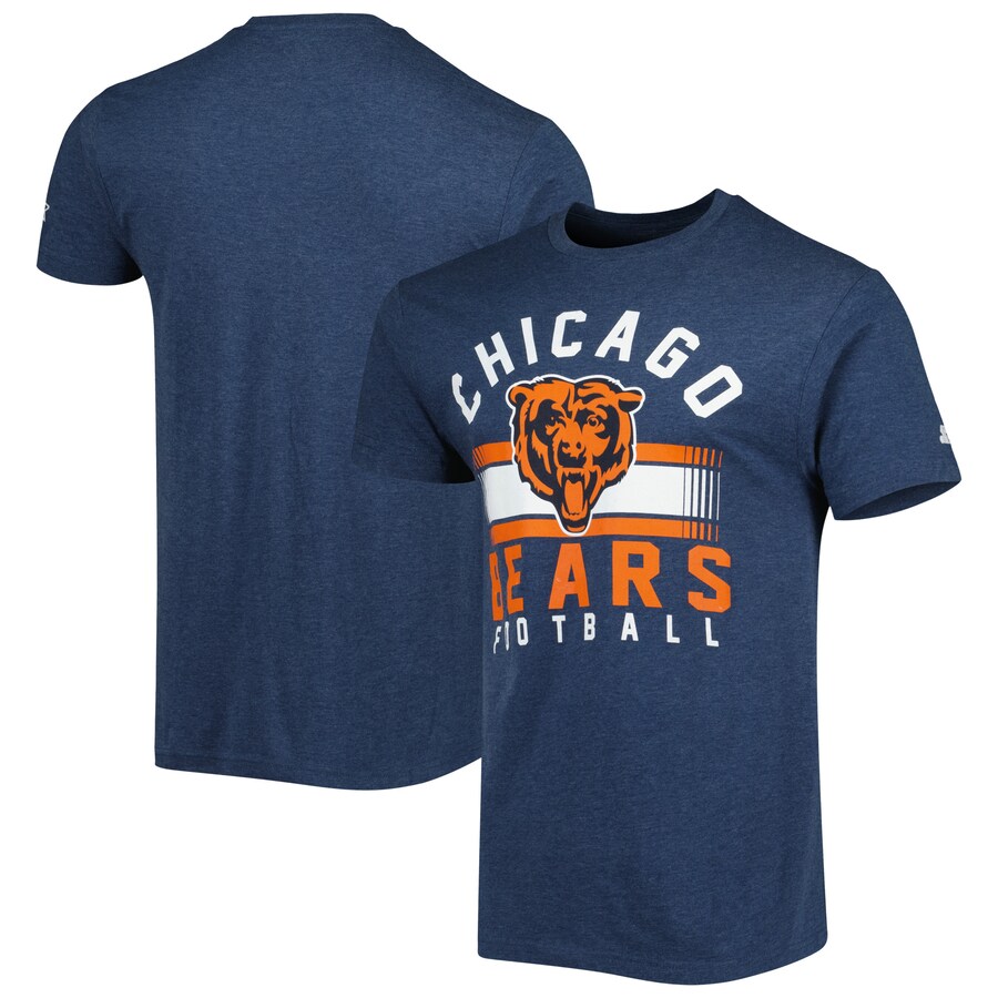 Men's Chicago Bears Starter Navy Prime Time T-Shirt