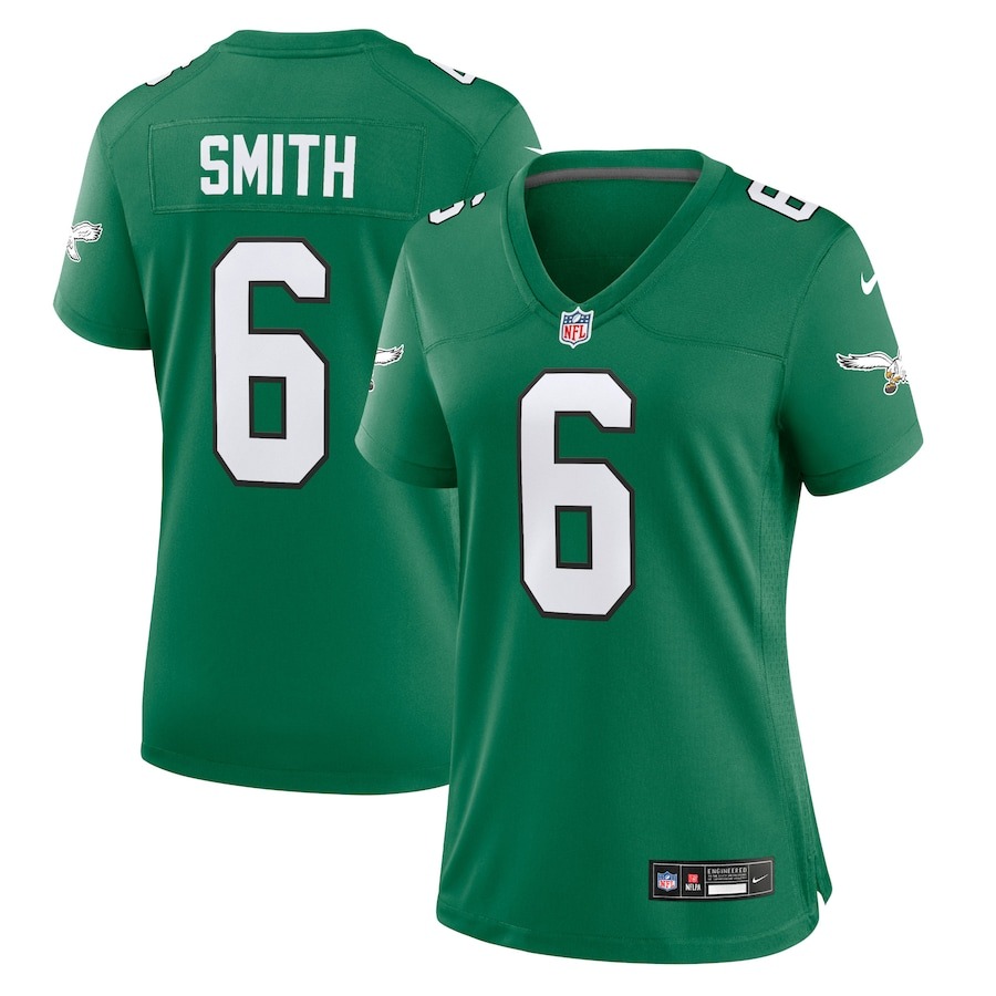 Women's Philadelphia Eagles DeVonta Smith Nike Kelly Green Player Jersey