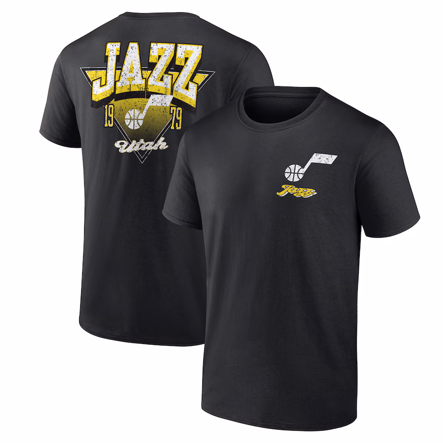 Men's Utah Jazz Black Never Over T-Shirt